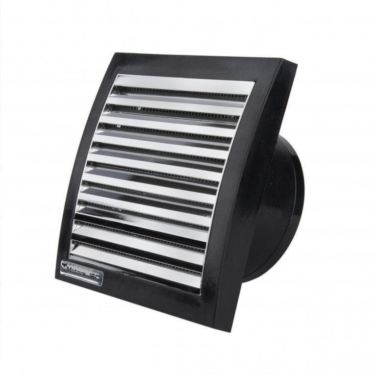Stylish exhaust fan MM-LUXE 100, 110 m³ / h, black and white